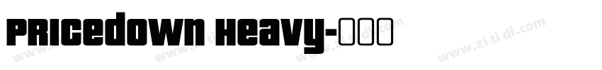 Pricedown Heavy字体转换
